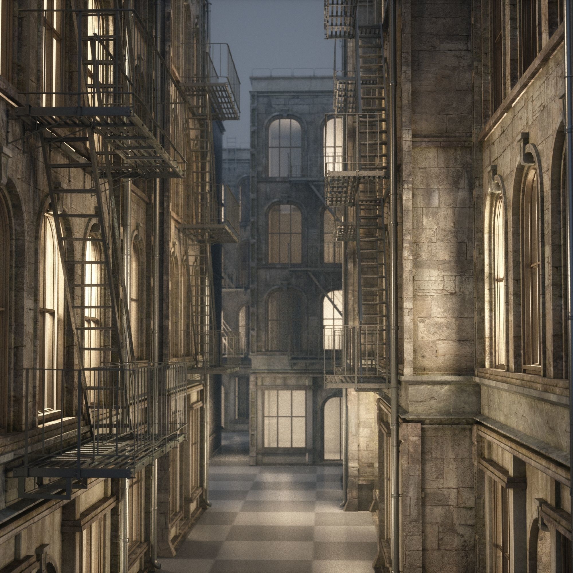 1800s building A 3D model_2