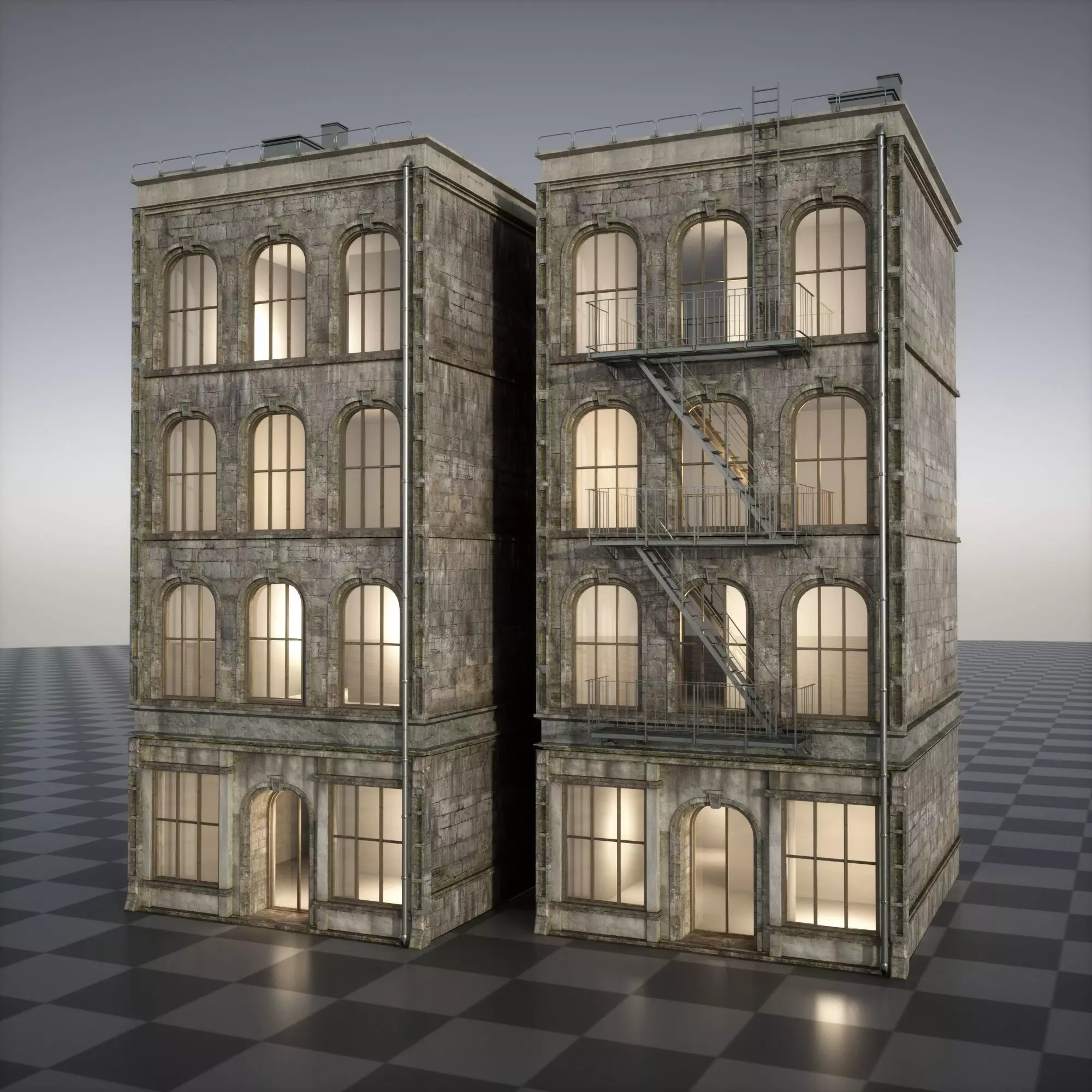 1800s building A 3D model_0