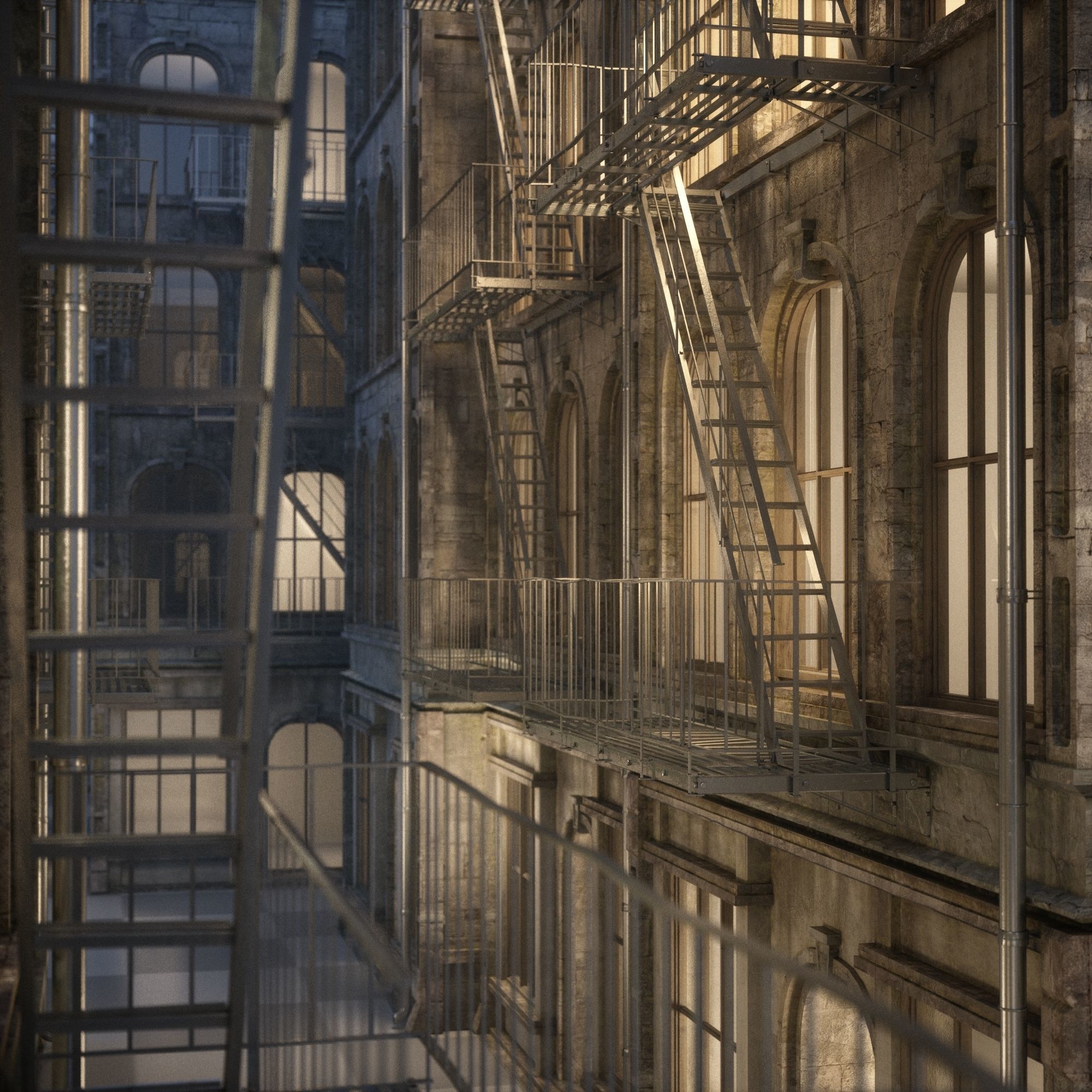 1800s building A 3D model_4