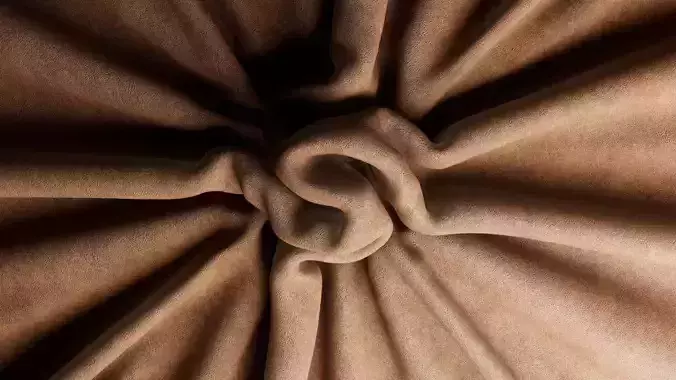 Fabric with twist animation 3D model