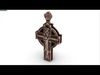 Orthodox cross with savior and saints 3D print model_1