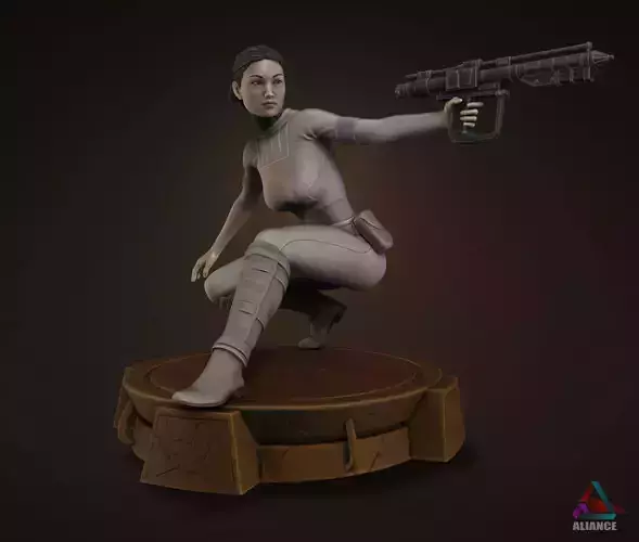 Padme Amidala - Starwars 3D print model
