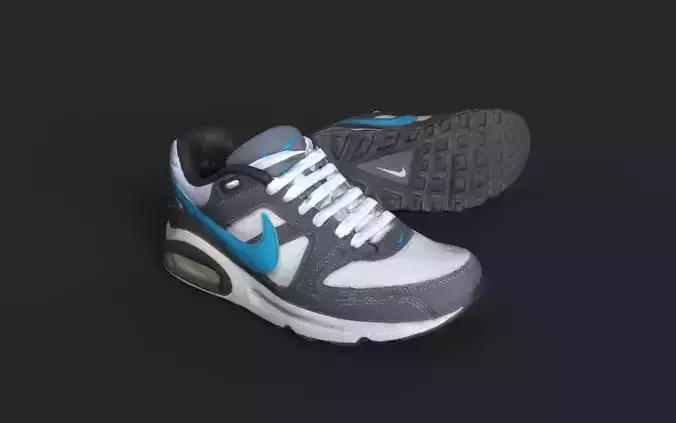 Pair of Worn Sneakers