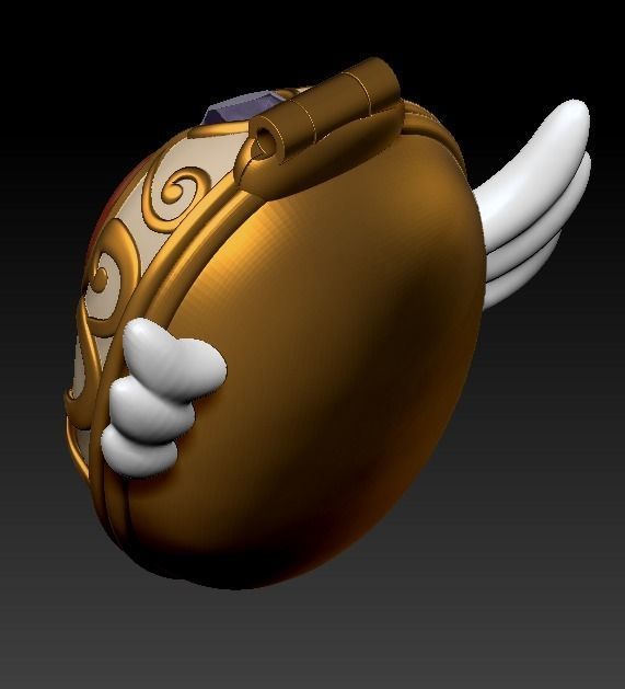 Wedding Peach Saint Mirror 3D print model_11