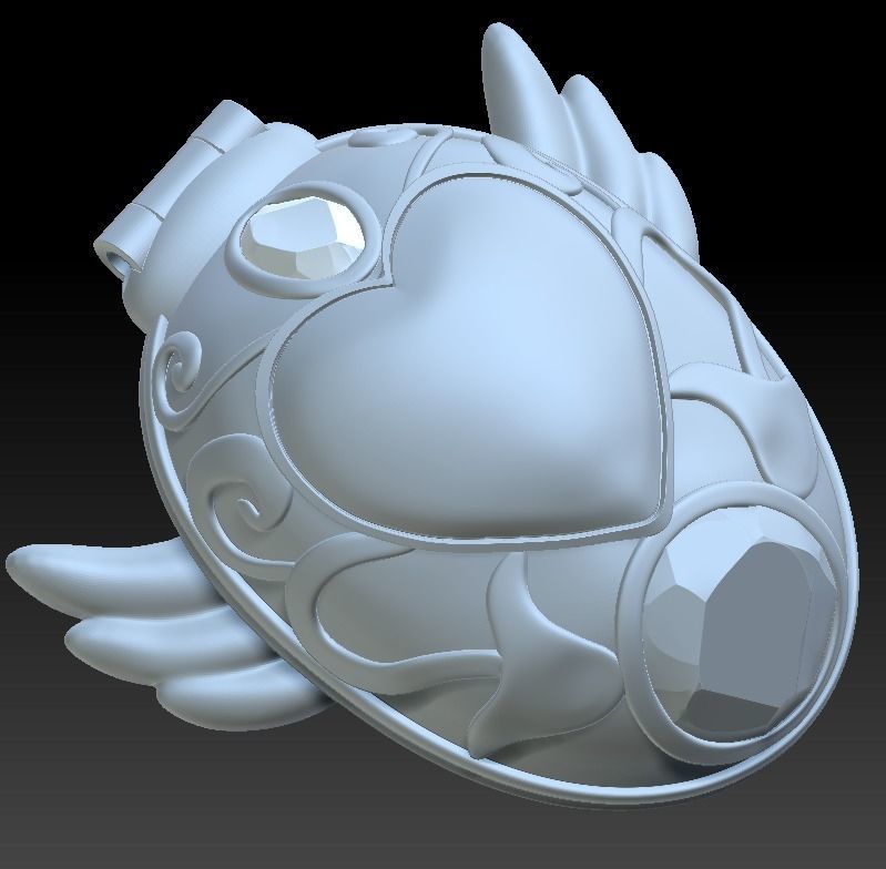 Wedding Peach Saint Mirror 3D print model_10