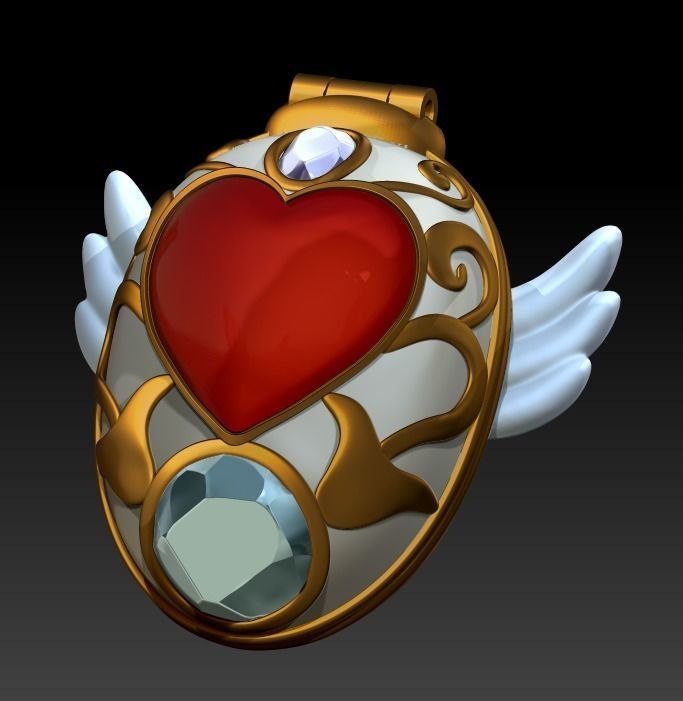 Wedding Peach Saint Mirror 3D print model_3