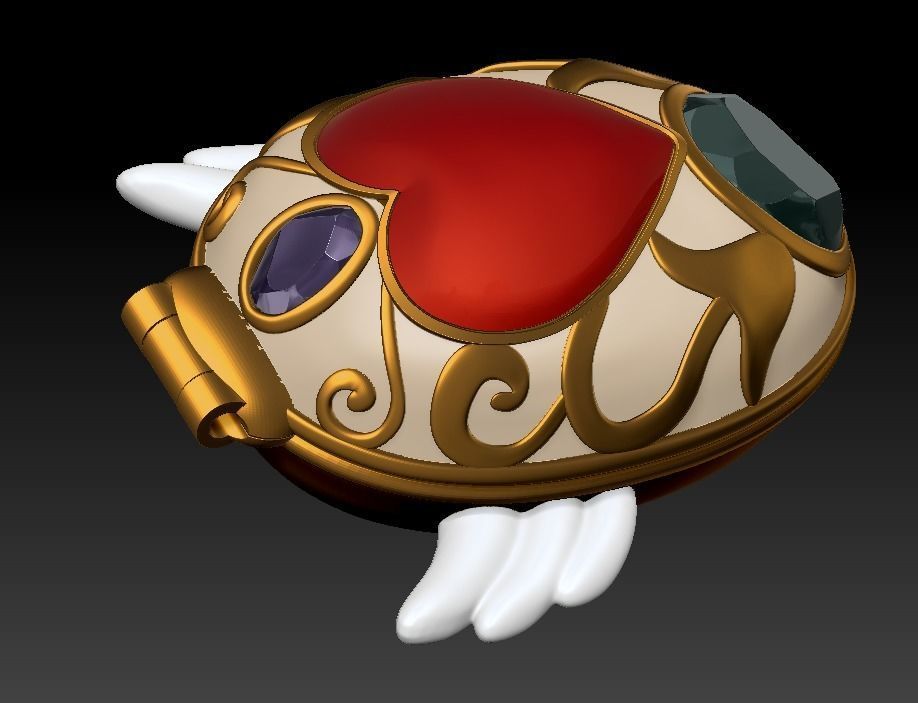 Wedding Peach Saint Mirror 3D print model_4