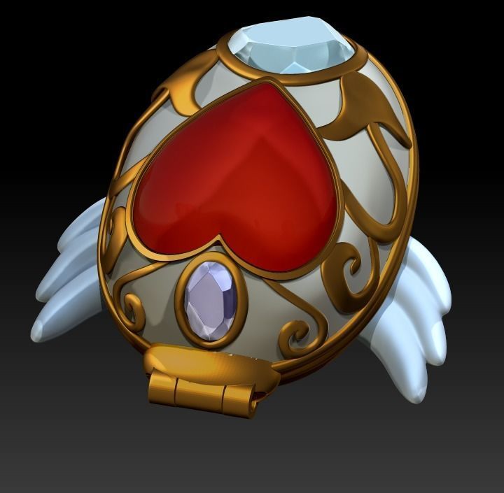 Wedding Peach Saint Mirror 3D print model_6