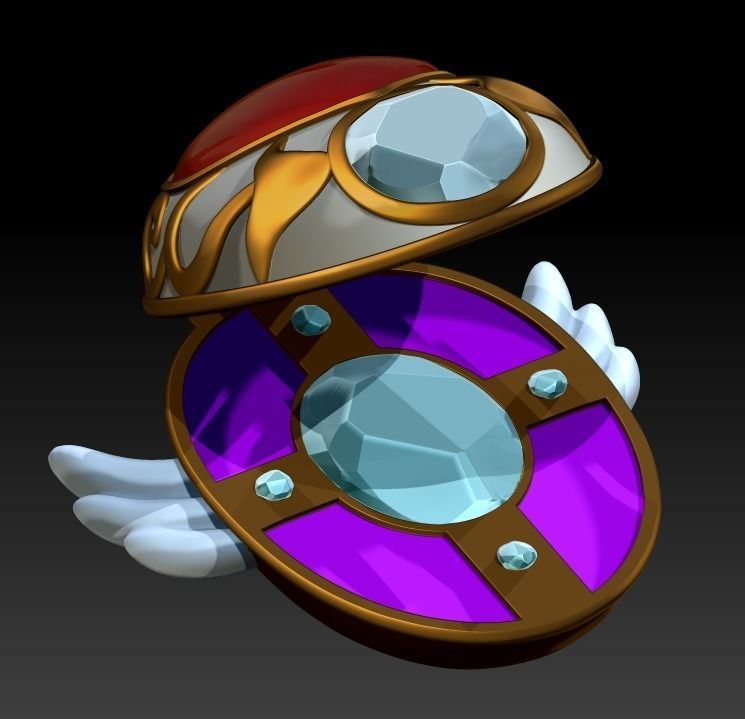 Wedding Peach Saint Mirror 3D print model_1