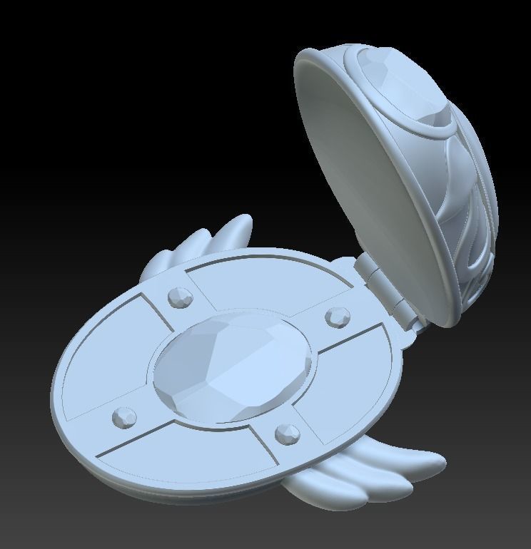 Wedding Peach Saint Mirror 3D print model_8