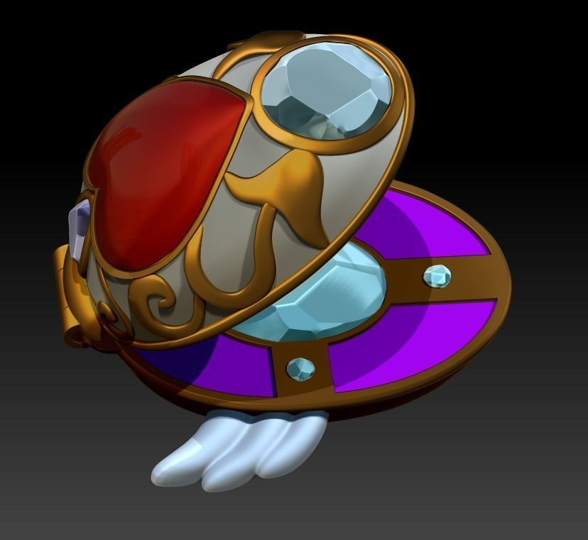 Wedding Peach Saint Mirror 3D print model_2