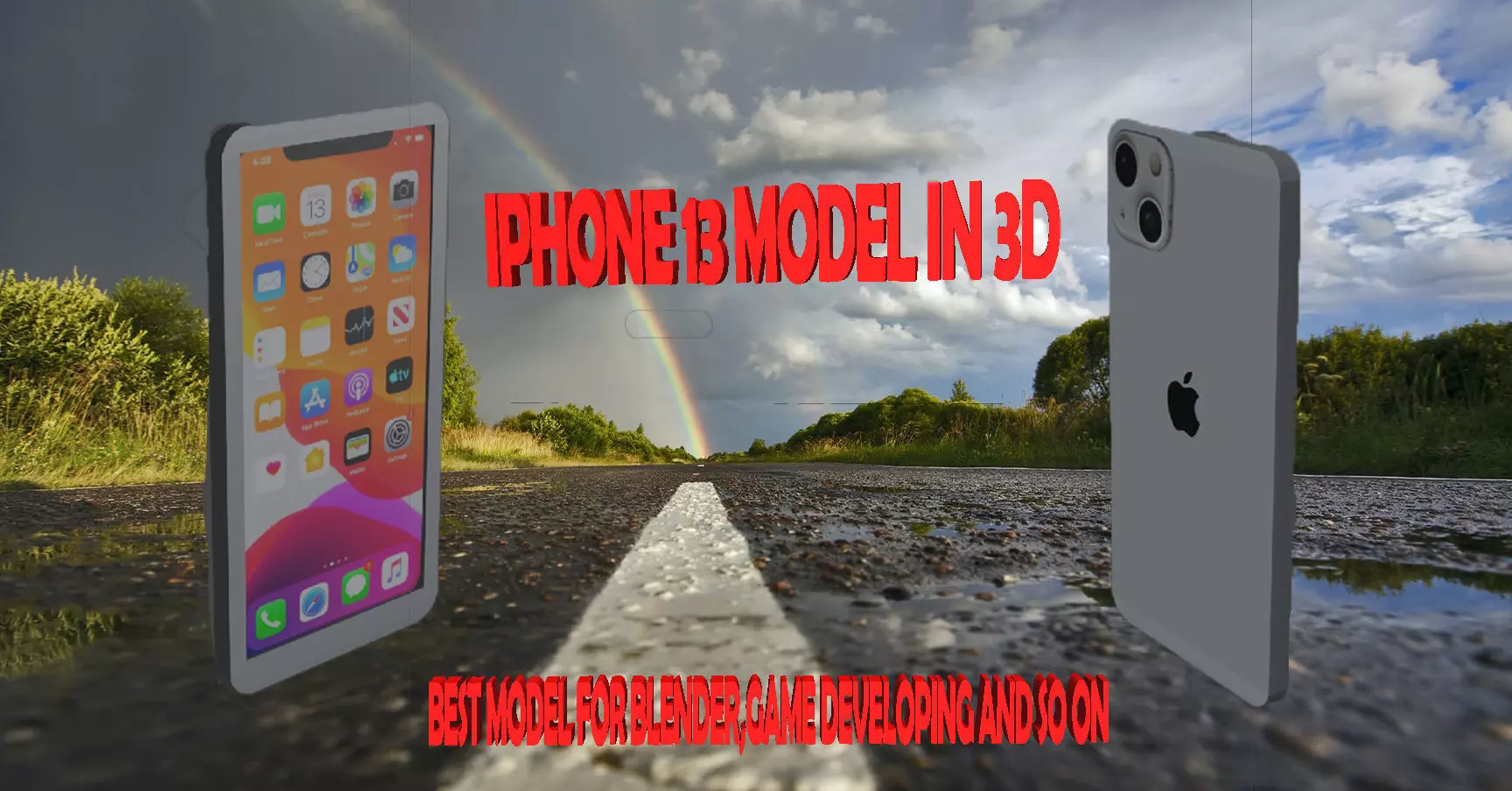 Iphone 13 Model in 3D  3D model_0