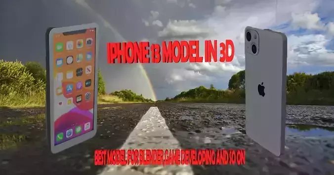 Iphone 13 Model in 3D 