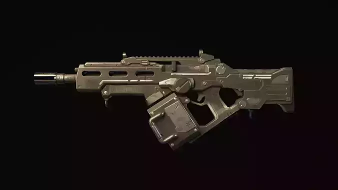 Rifle SciFi Game Ready - Oldrim Low-poly 3D model