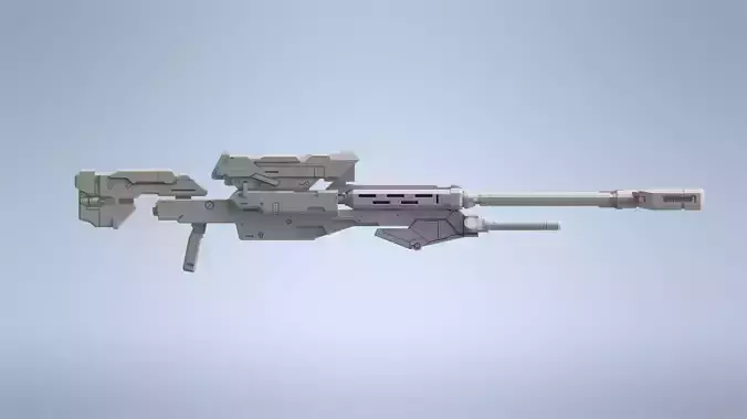GN Sniper Rifle 3D model
