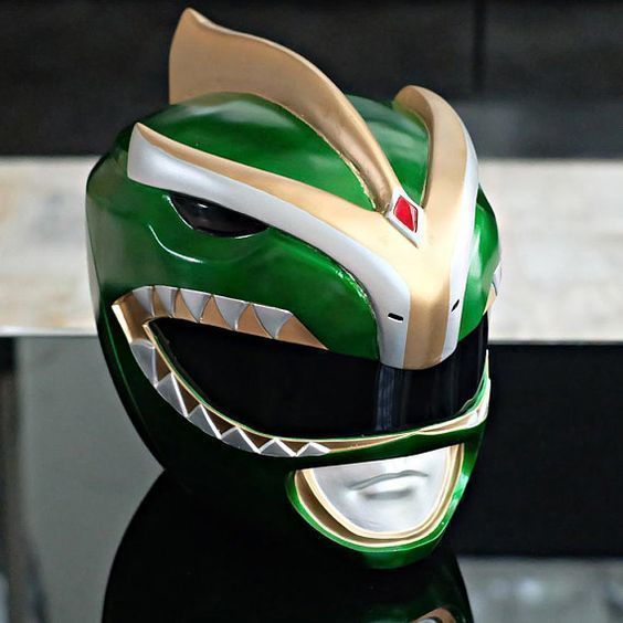 Green Ranger Helmet - Bat in the Sun Version 3D print model_4