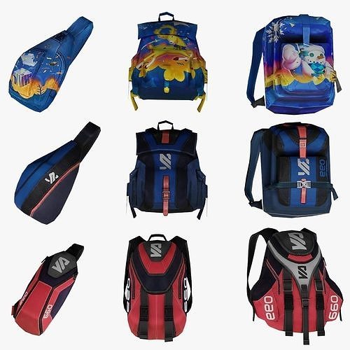 bag 9x Winter Party Backpack The Discople The Apprentice  3D model