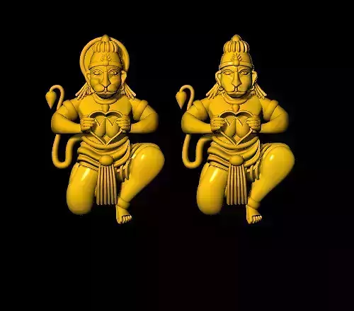 south india Hanuma locket 