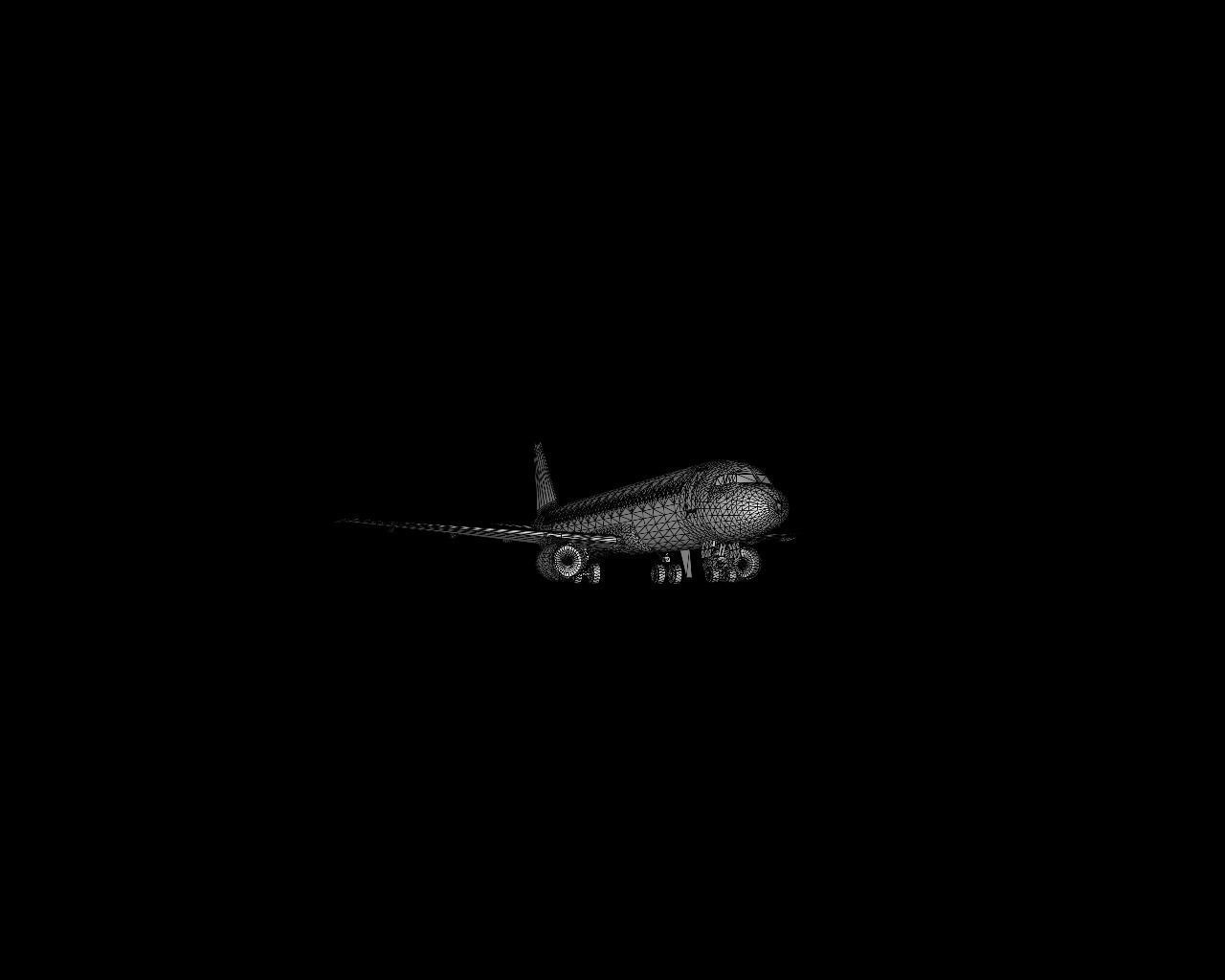 Burnt Airliner 2 3D model_1