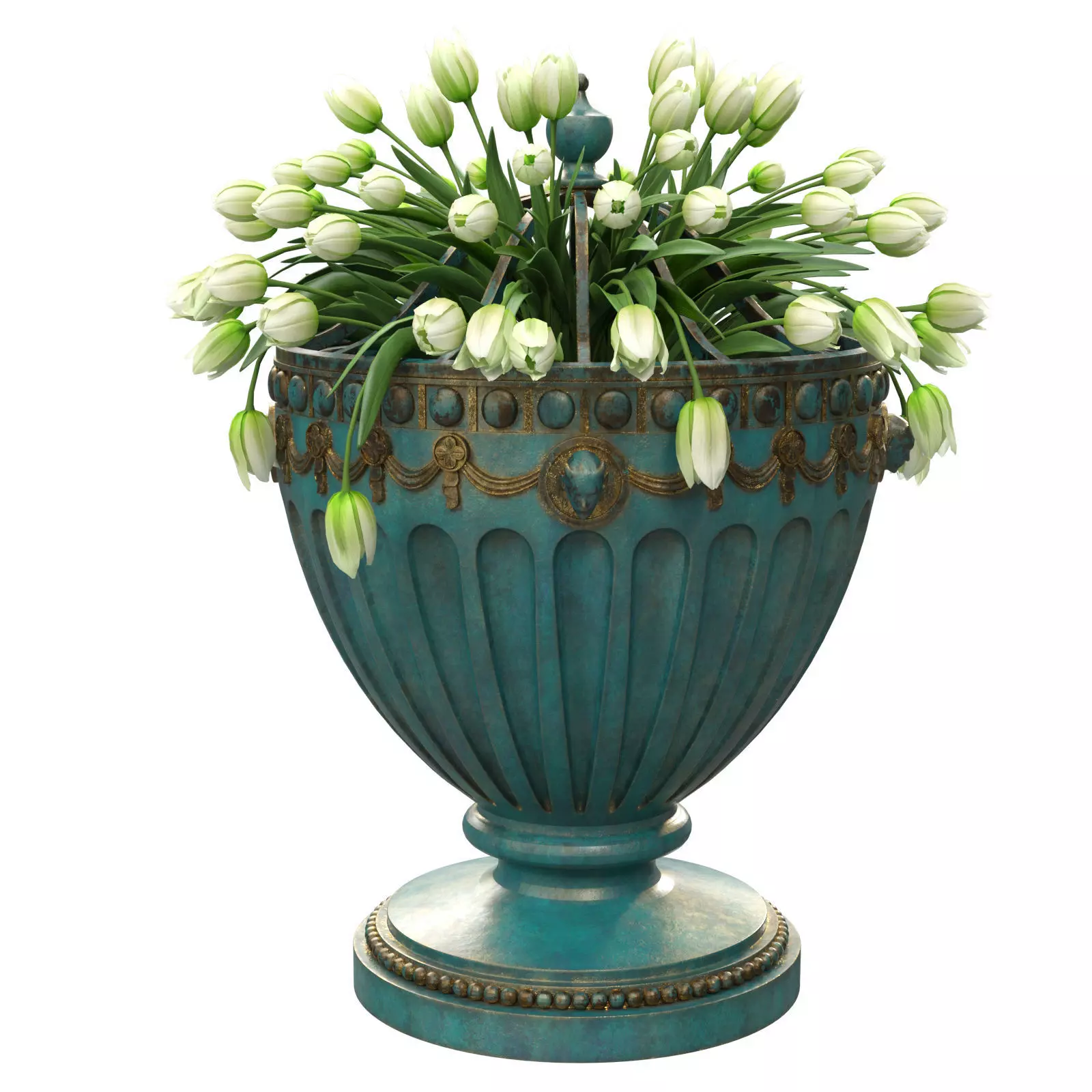 Classic vase 02 3D model_0