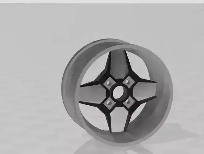 fiat retro rim   3pcs 3D print model