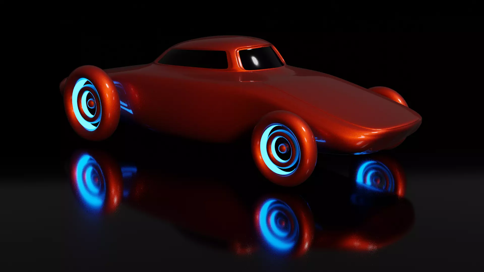 Sci-Fi Car Free 3D model_0