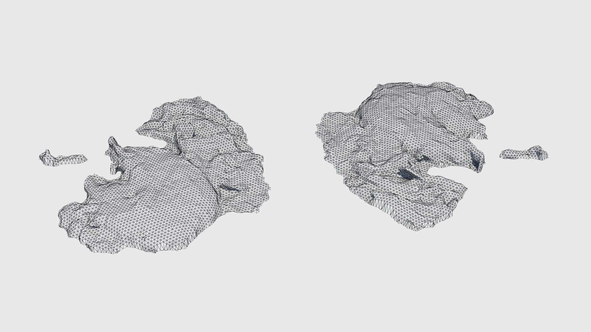 Cow manure set Low-poly 3D model_21