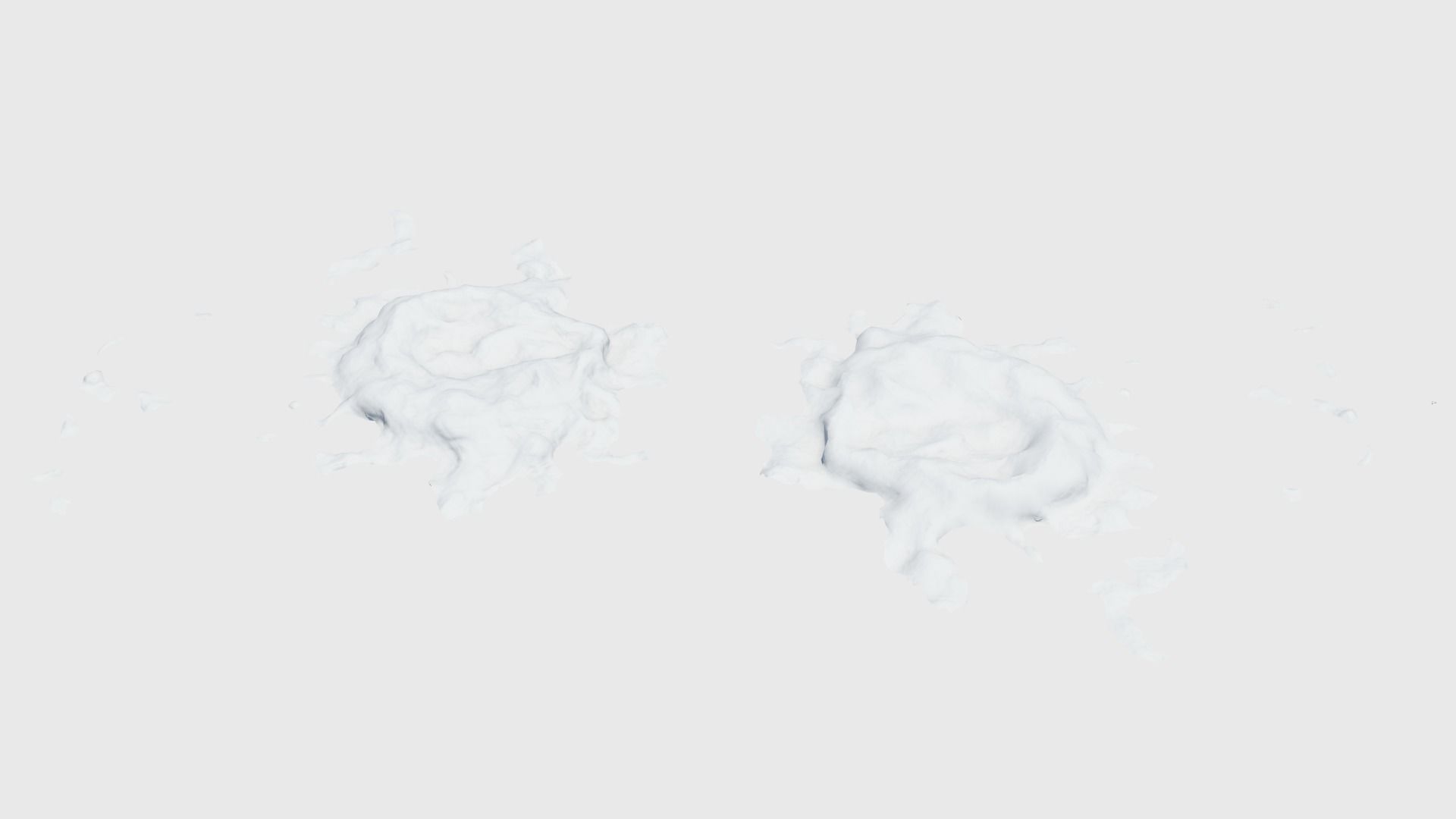 Cow manure set Low-poly 3D model_39