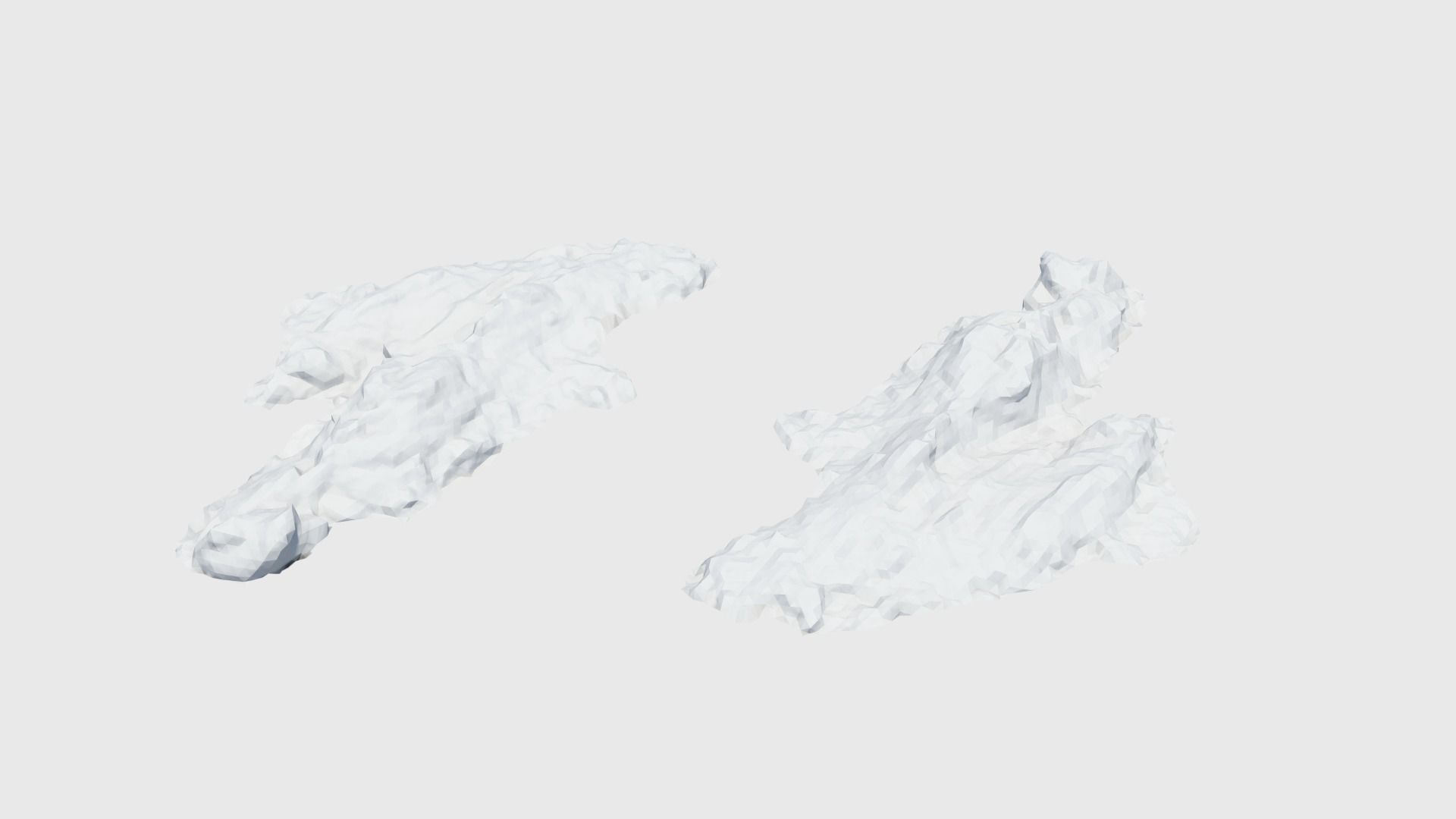 Cow manure set Low-poly 3D model_51