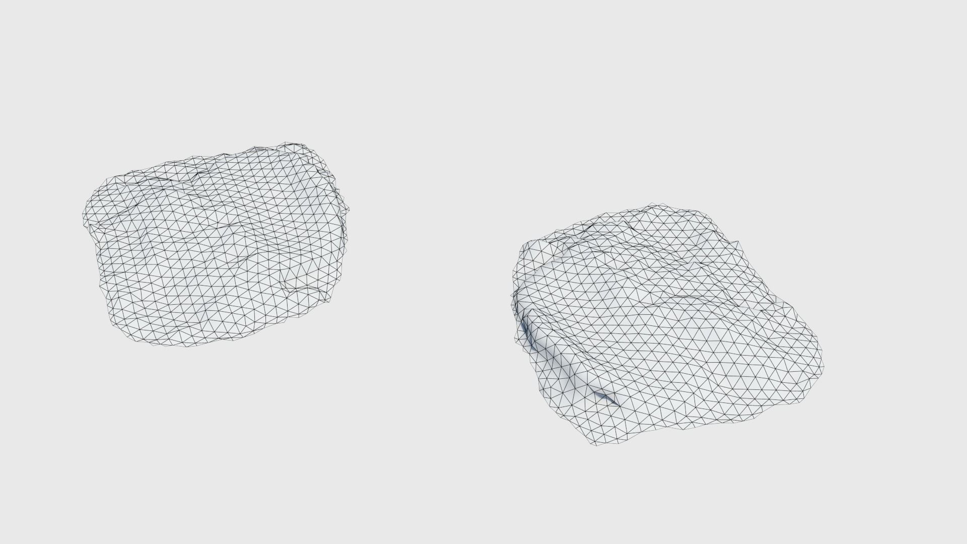 Cow manure set Low-poly 3D model_27