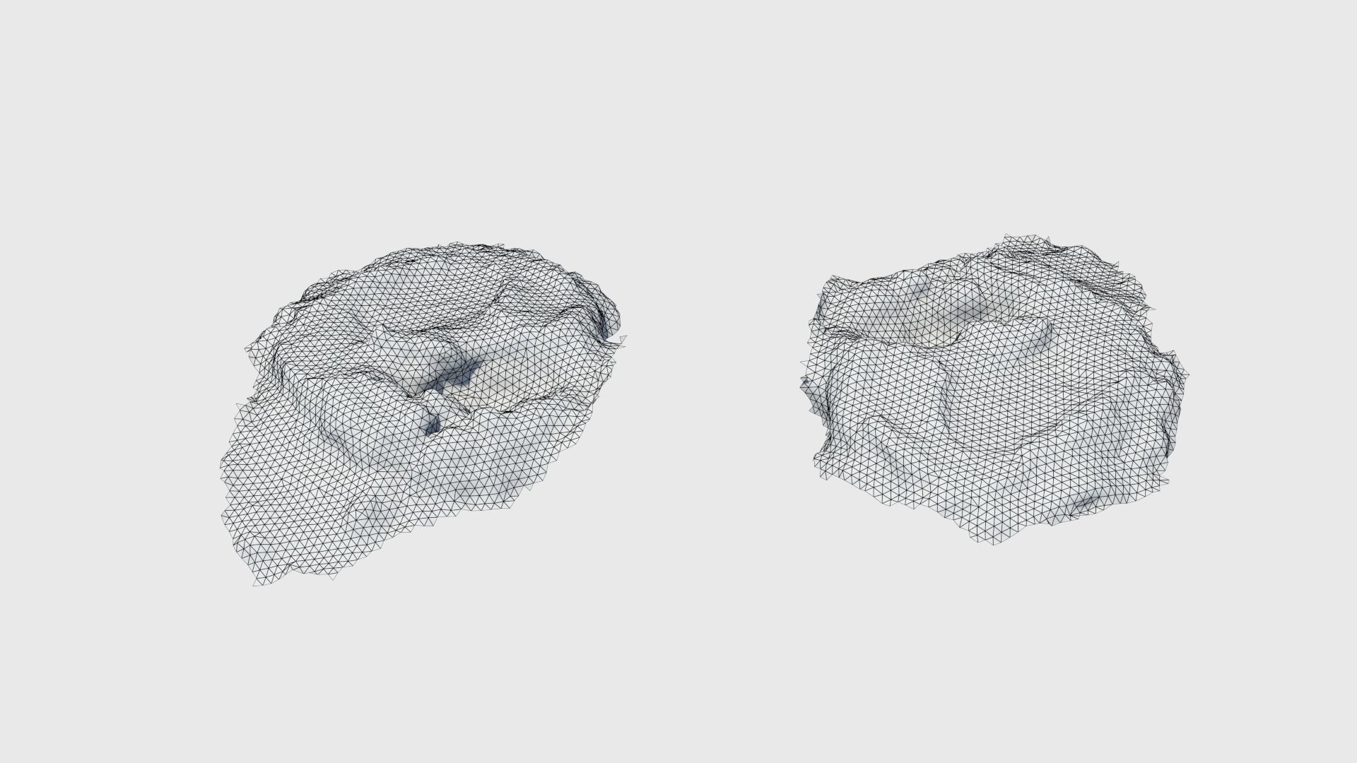 Cow manure set Low-poly 3D model_31