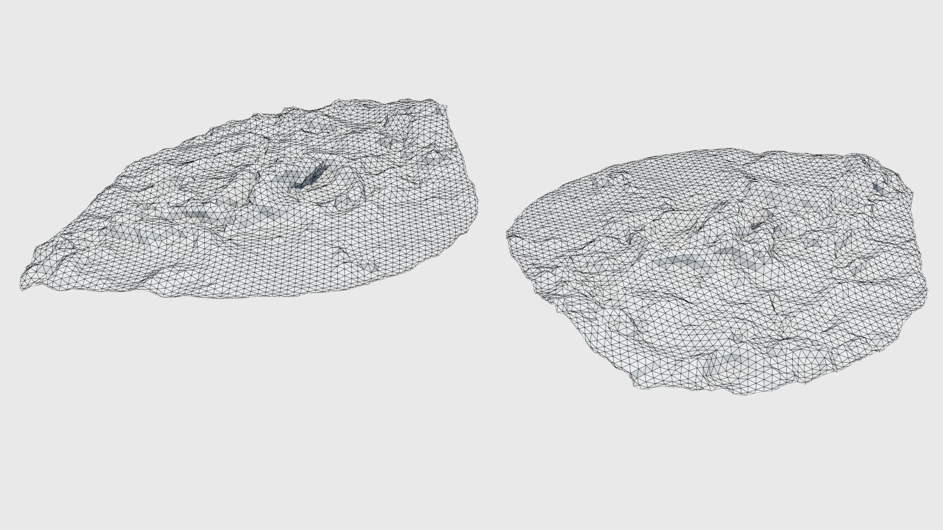 Cow manure set Low-poly 3D model_22