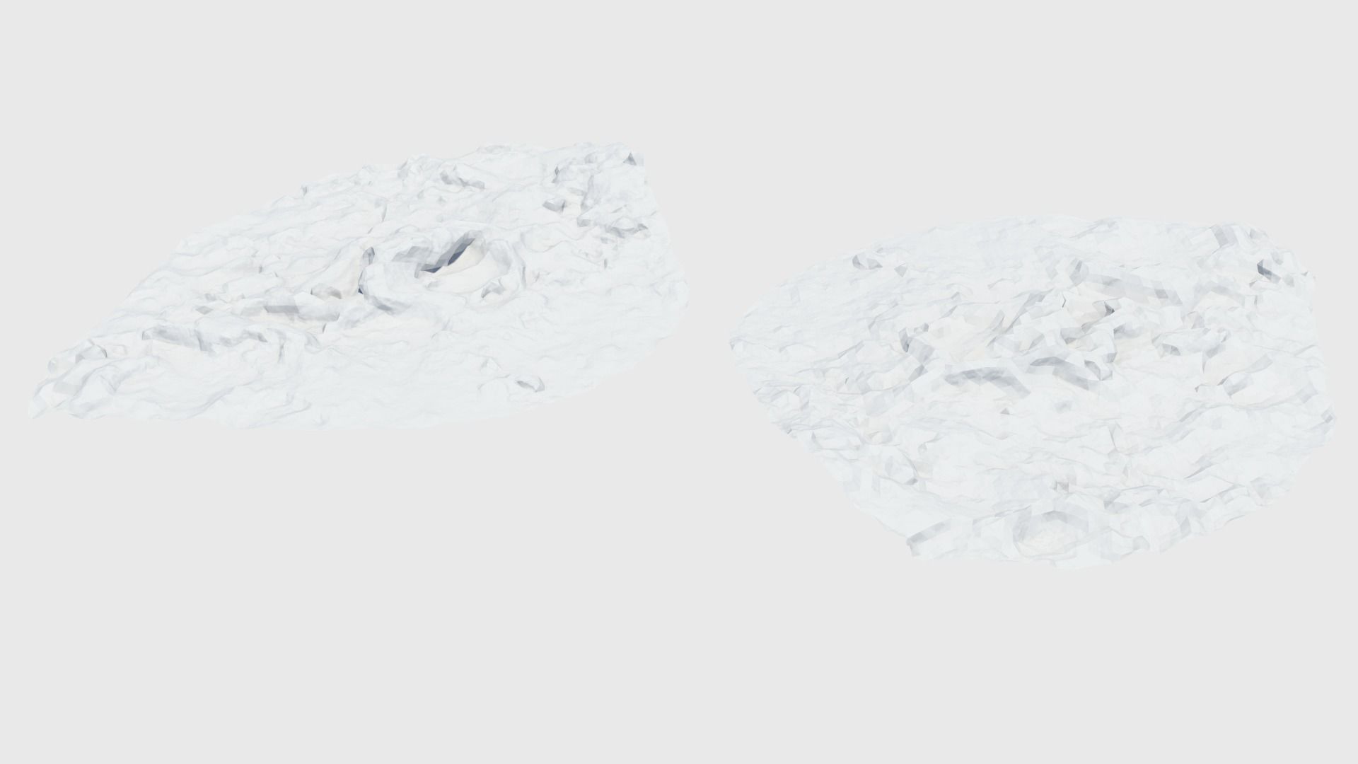 Cow manure set Low-poly 3D model_38