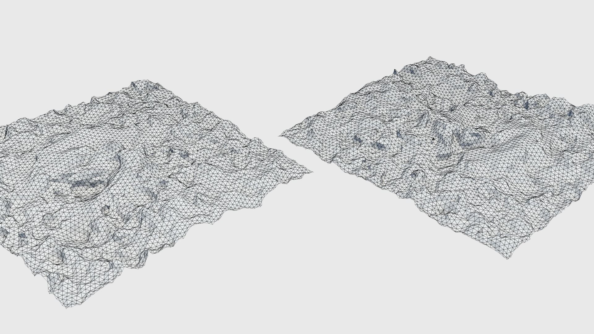 Cow manure set Low-poly 3D model_20