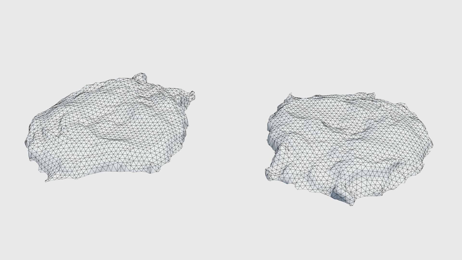 Cow manure set Low-poly 3D model_24