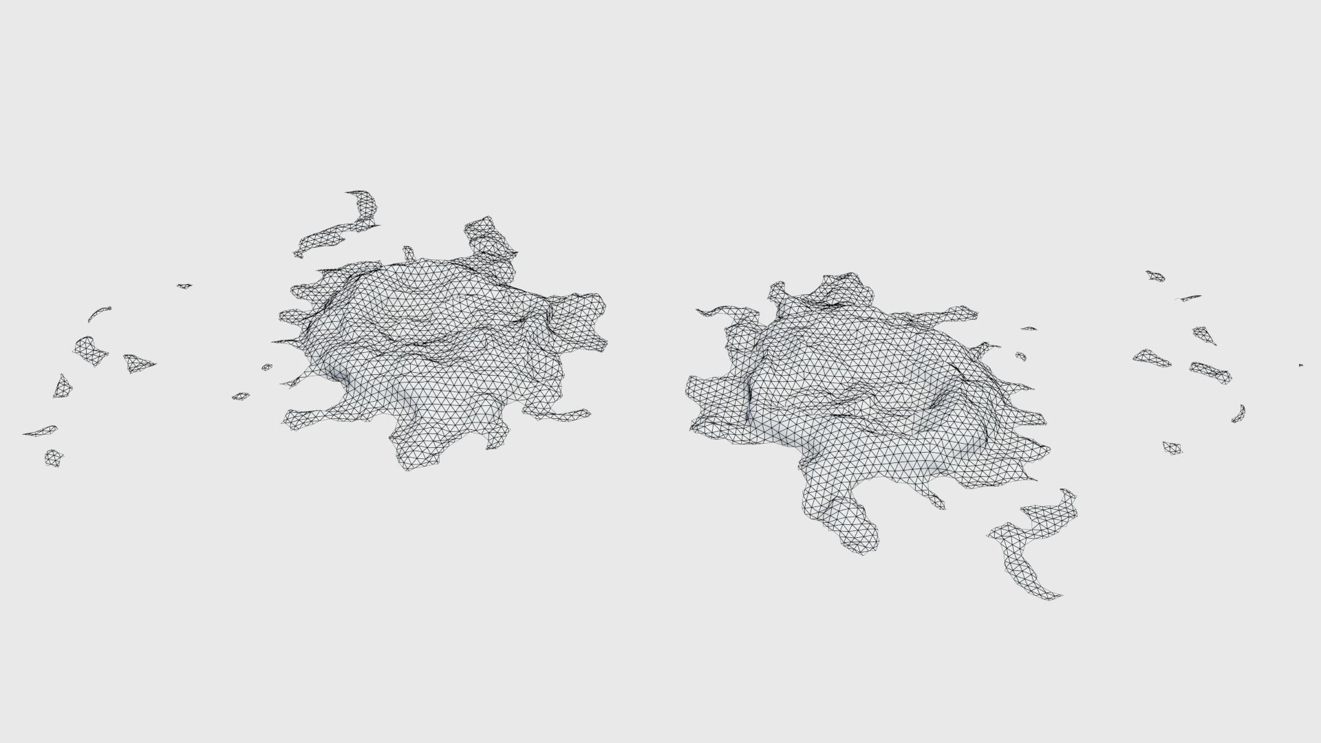 Cow manure set Low-poly 3D model_23