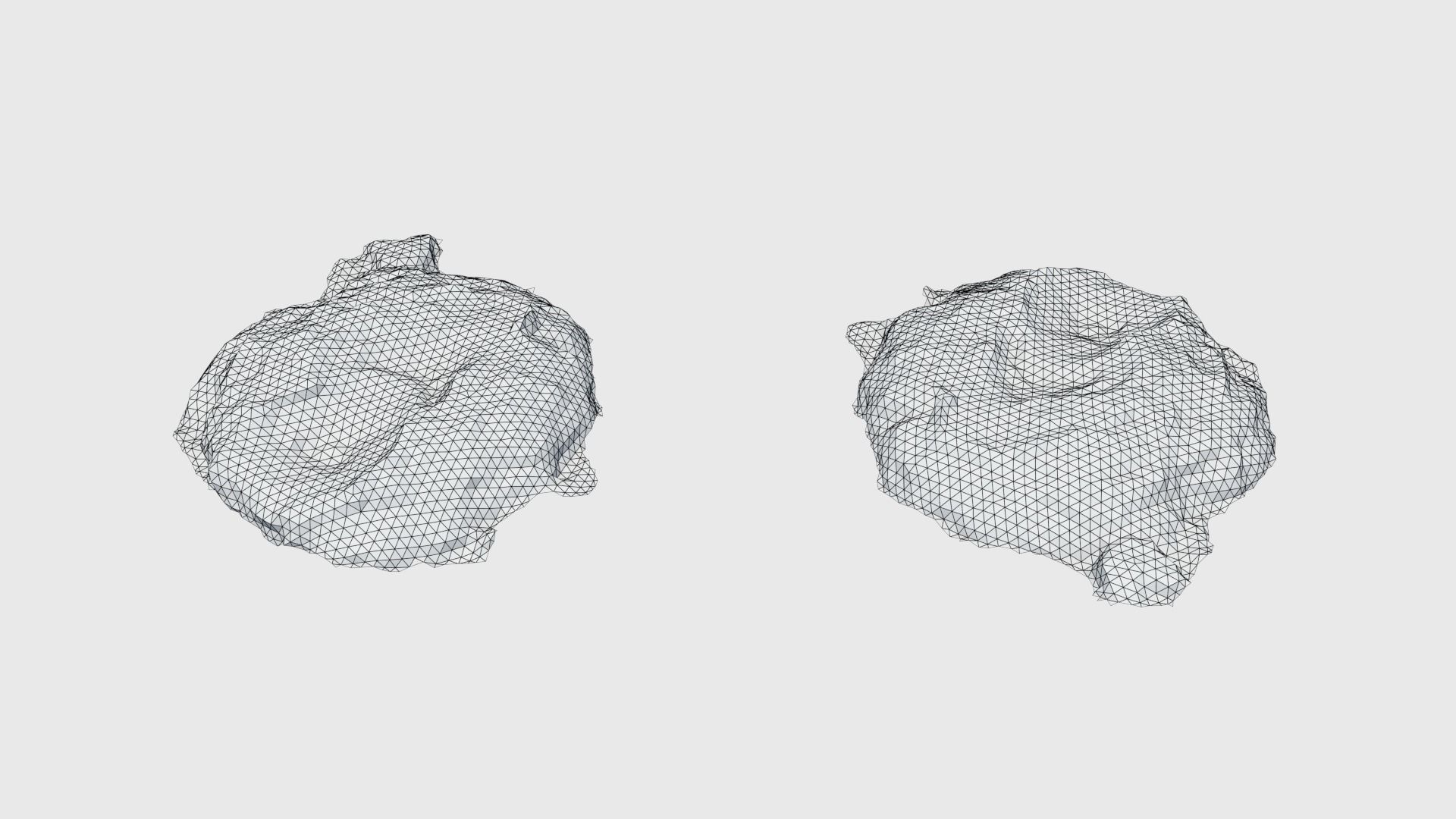 Cow manure set Low-poly 3D model_33