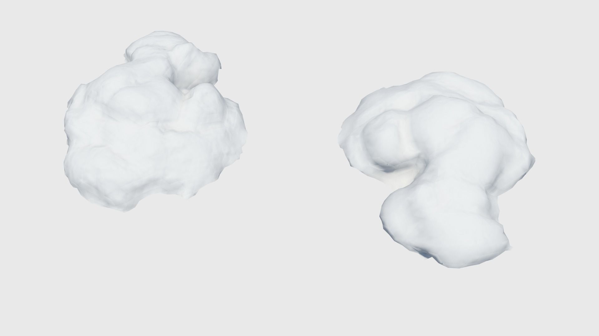 Cow manure set Low-poly 3D model_42