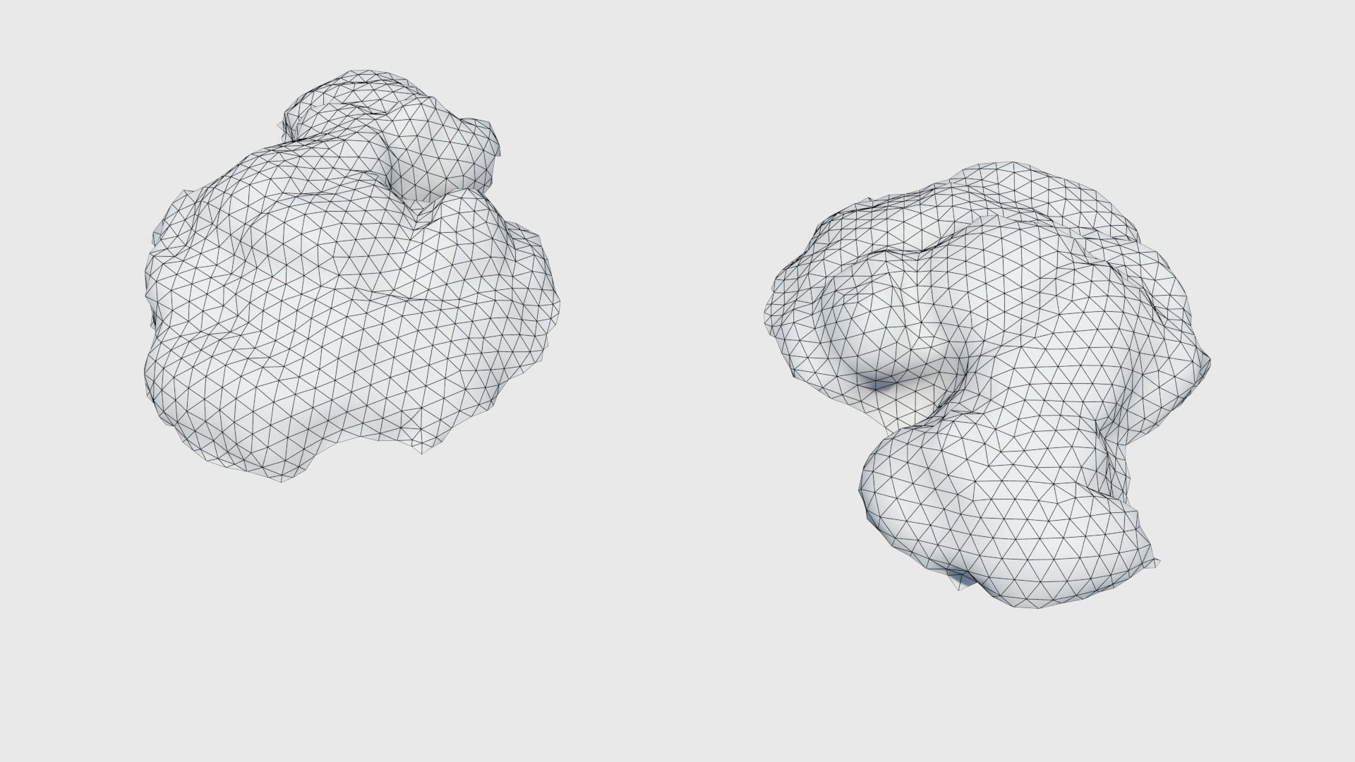 Cow manure set Low-poly 3D model_26