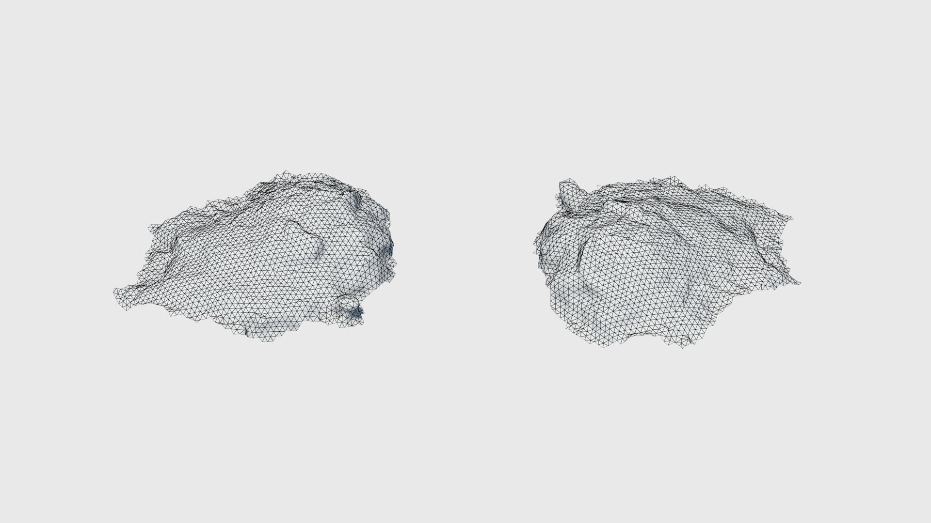 Cow manure set Low-poly 3D model_32