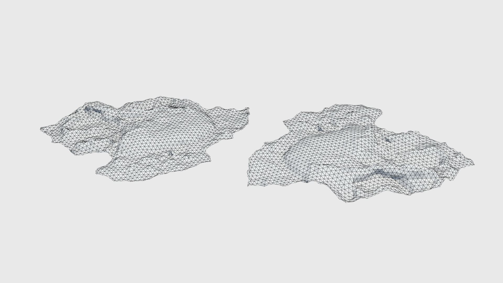 Cow manure set Low-poly 3D model_25