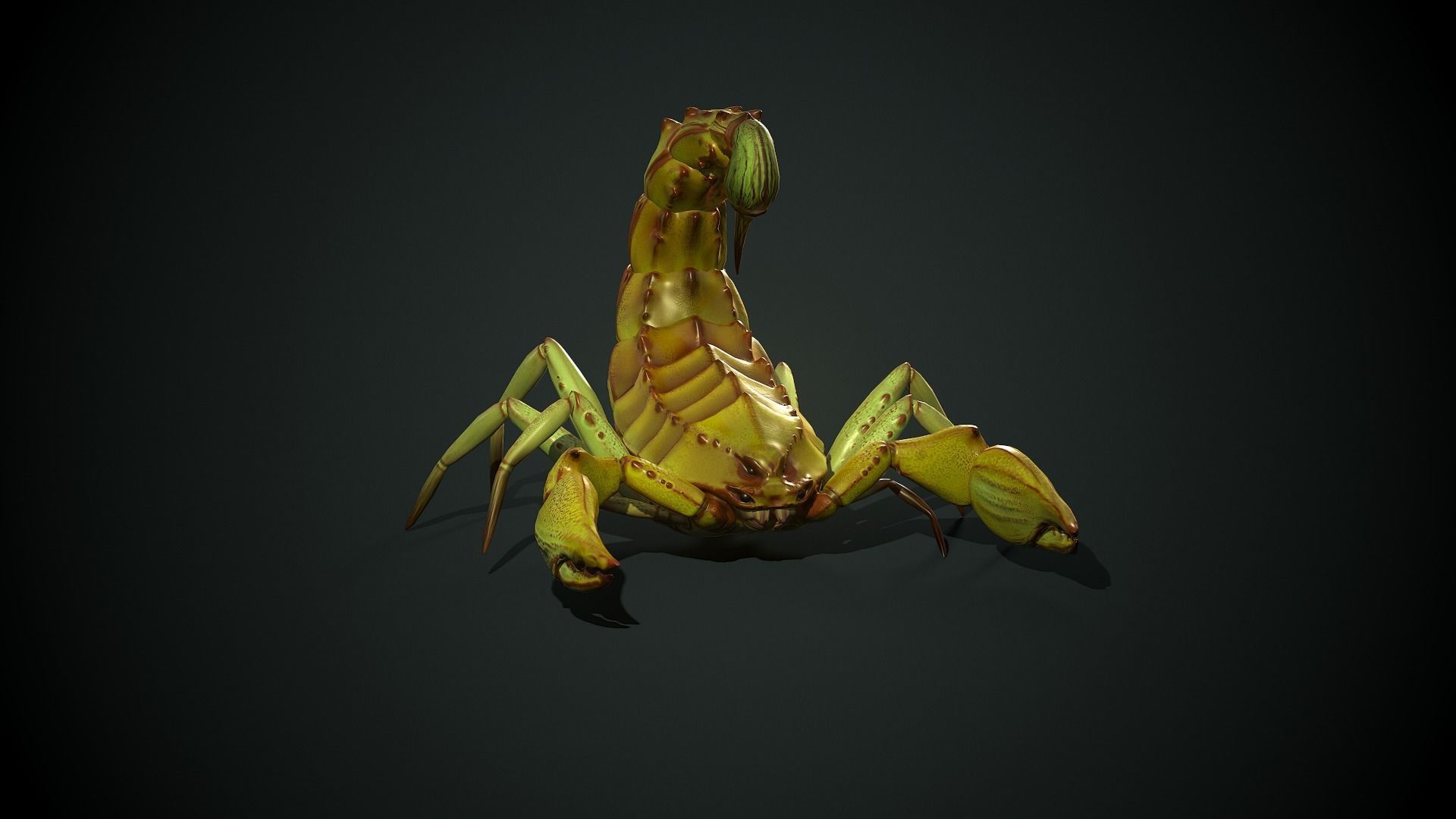 Fantasy scorpion - Game Ready Low-poly 3D model Low-poly 3D model_3