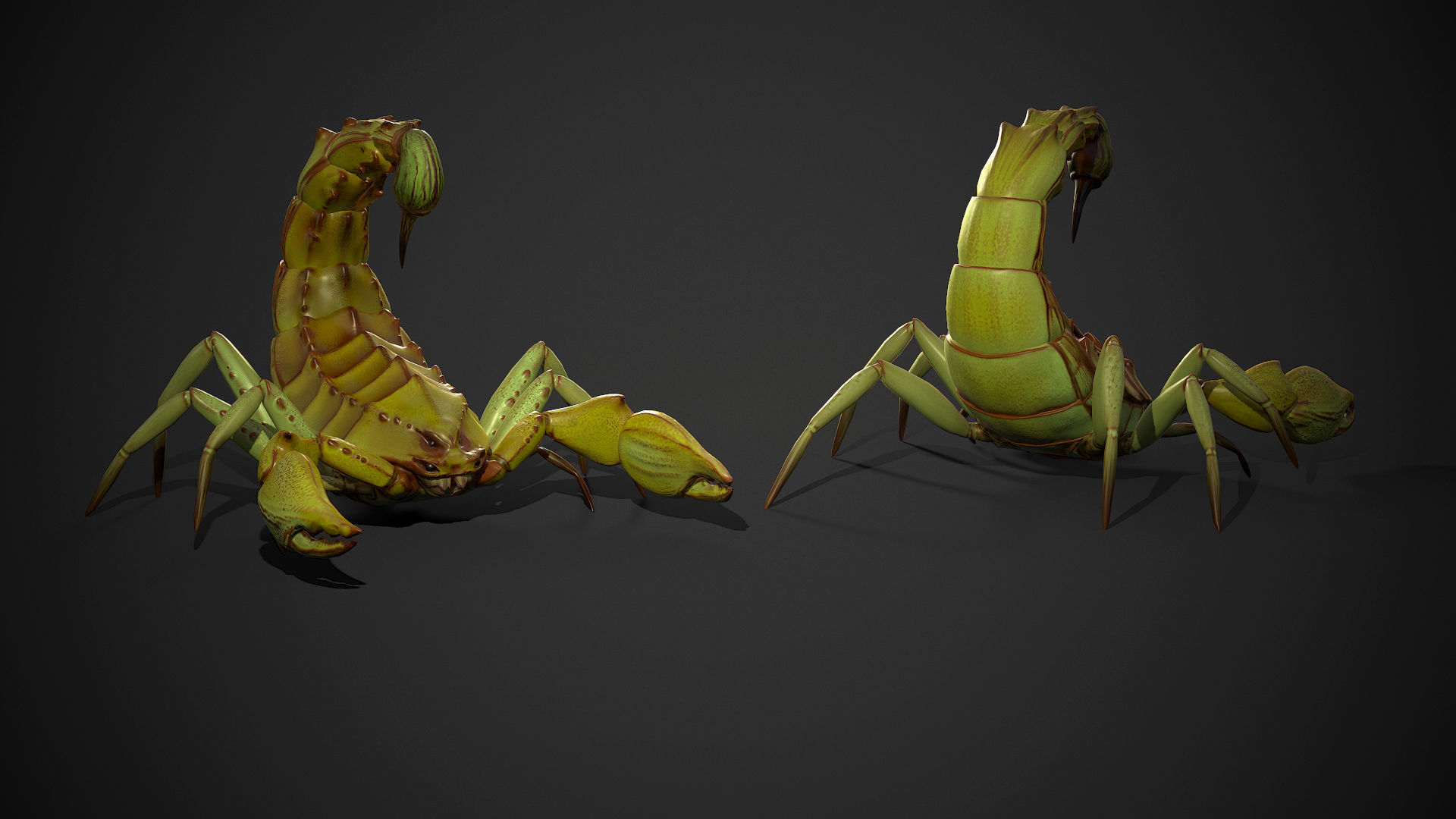 Fantasy scorpion - Game Ready Low-poly 3D model Low-poly 3D model_7