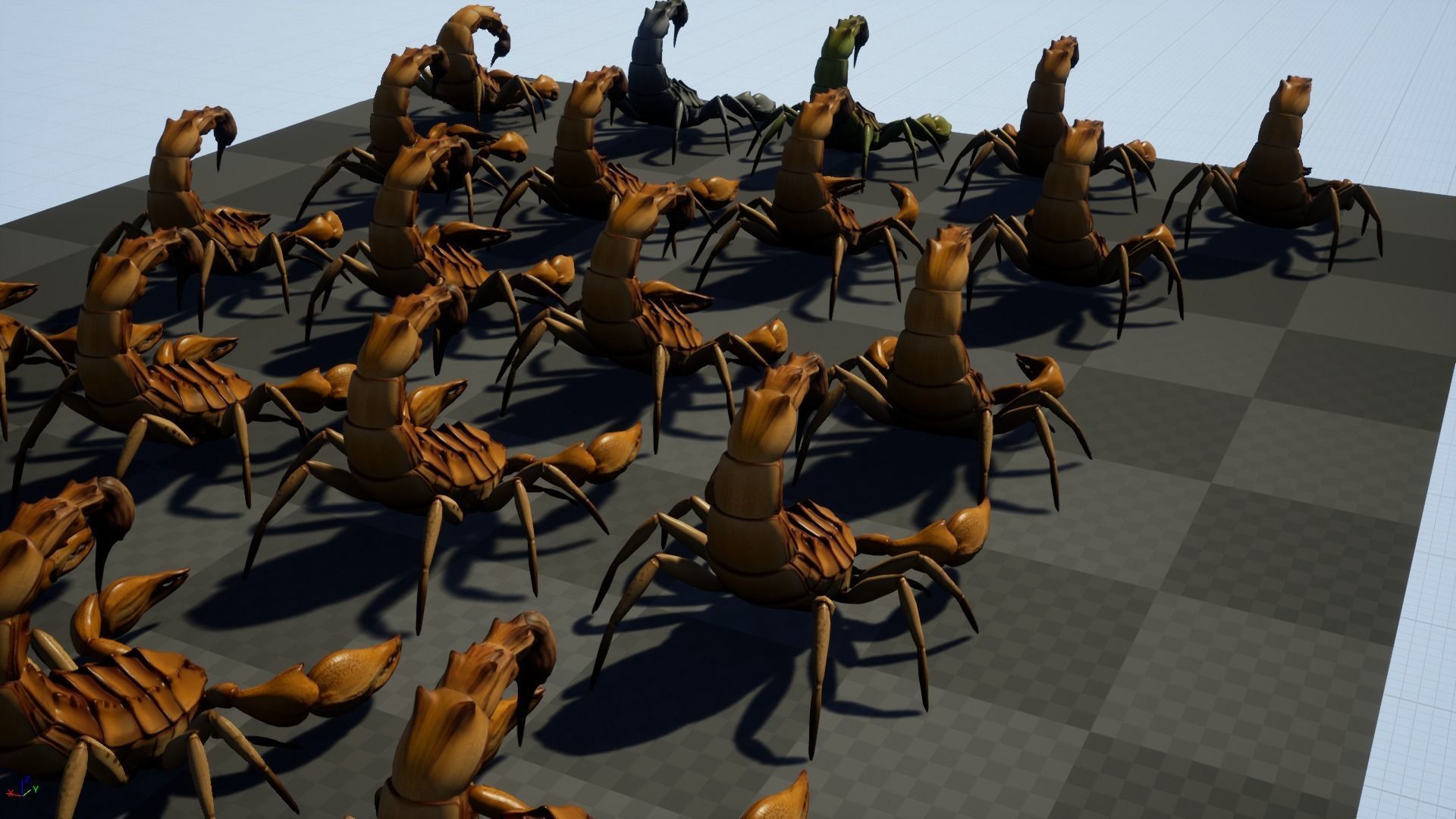 Fantasy scorpion - Game Ready Low-poly 3D model Low-poly 3D model_8