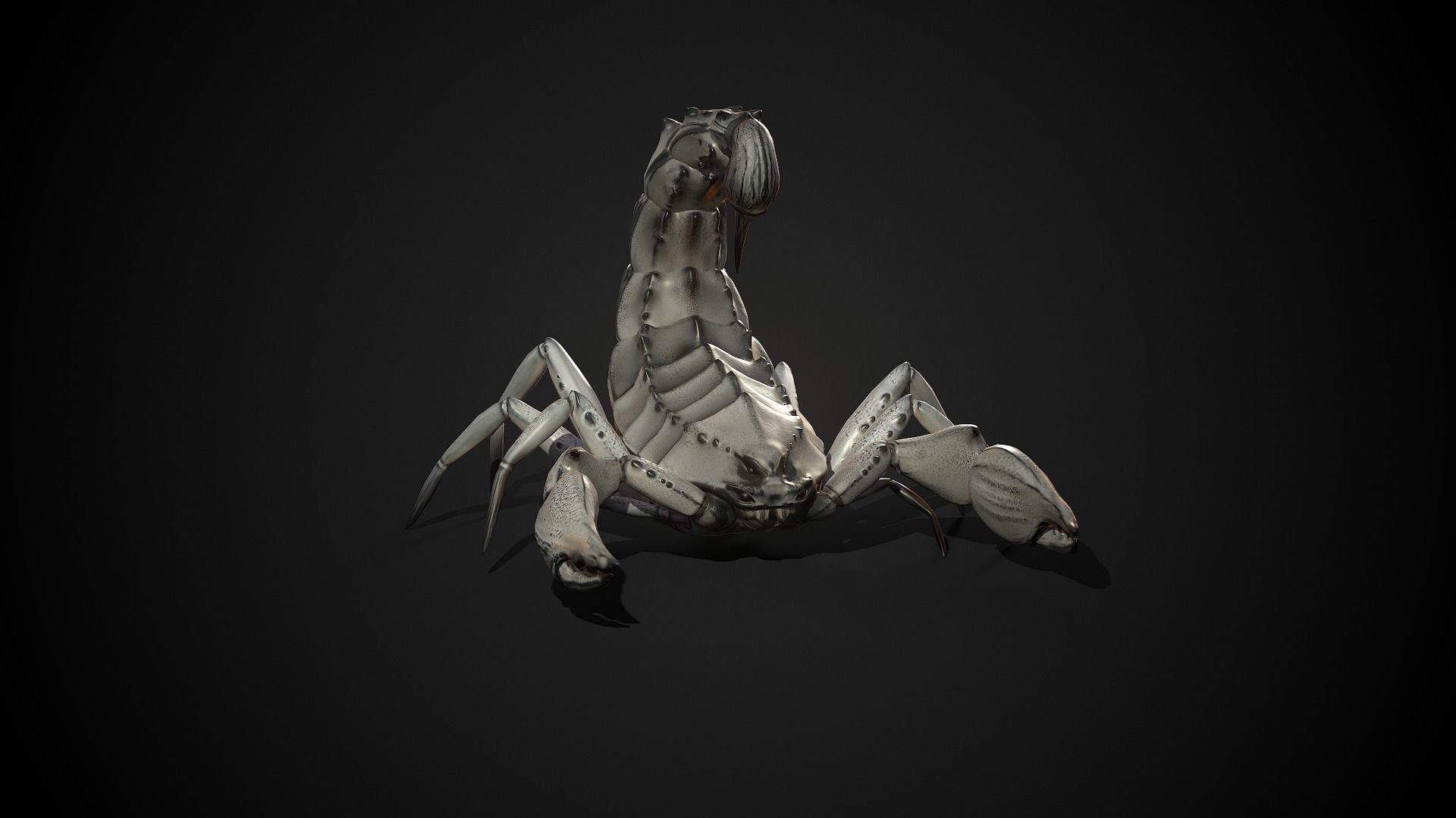 Fantasy scorpion - Game Ready Low-poly 3D model Low-poly 3D model_5