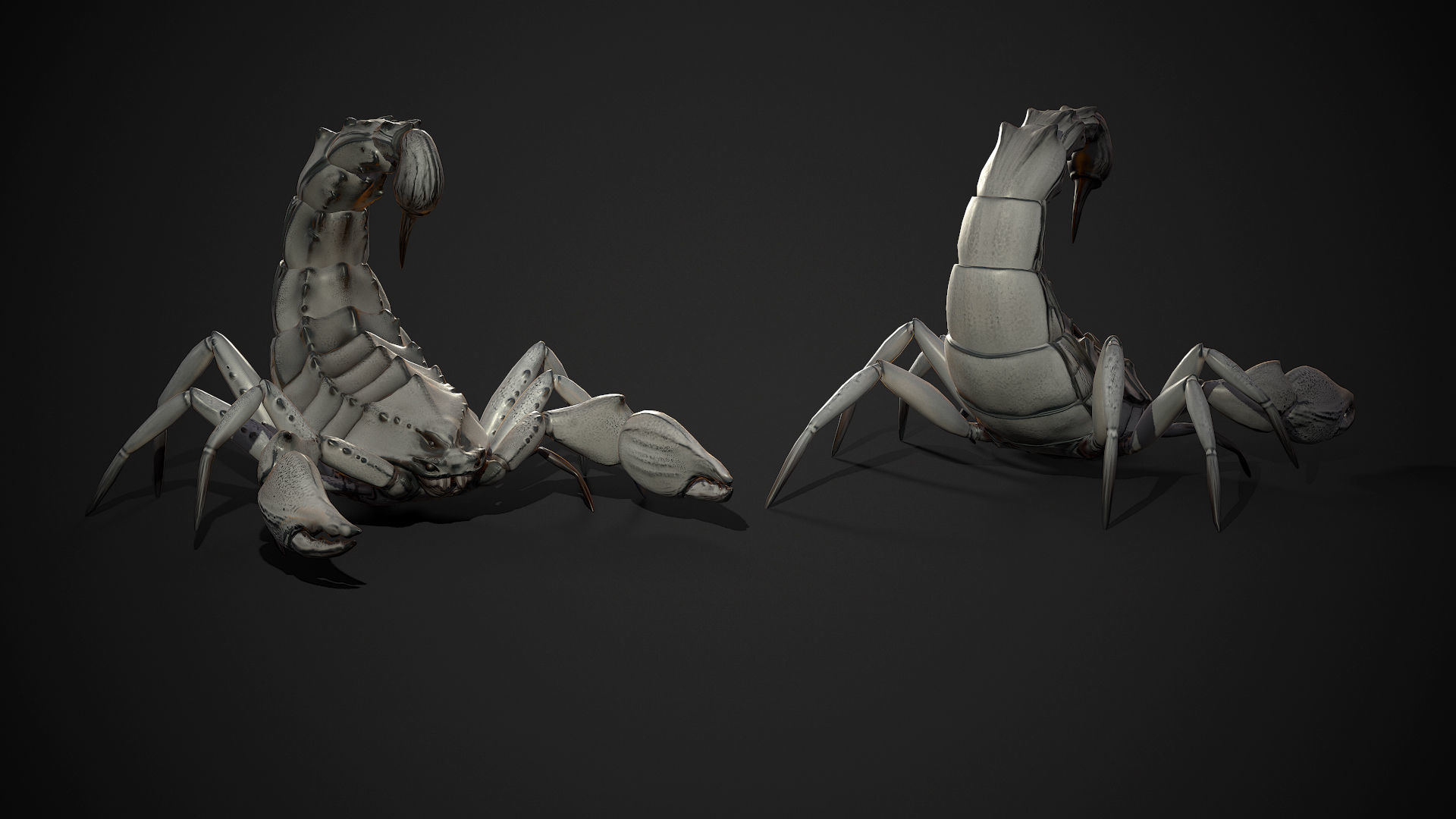 Fantasy scorpion - Game Ready Low-poly 3D model Low-poly 3D model_6