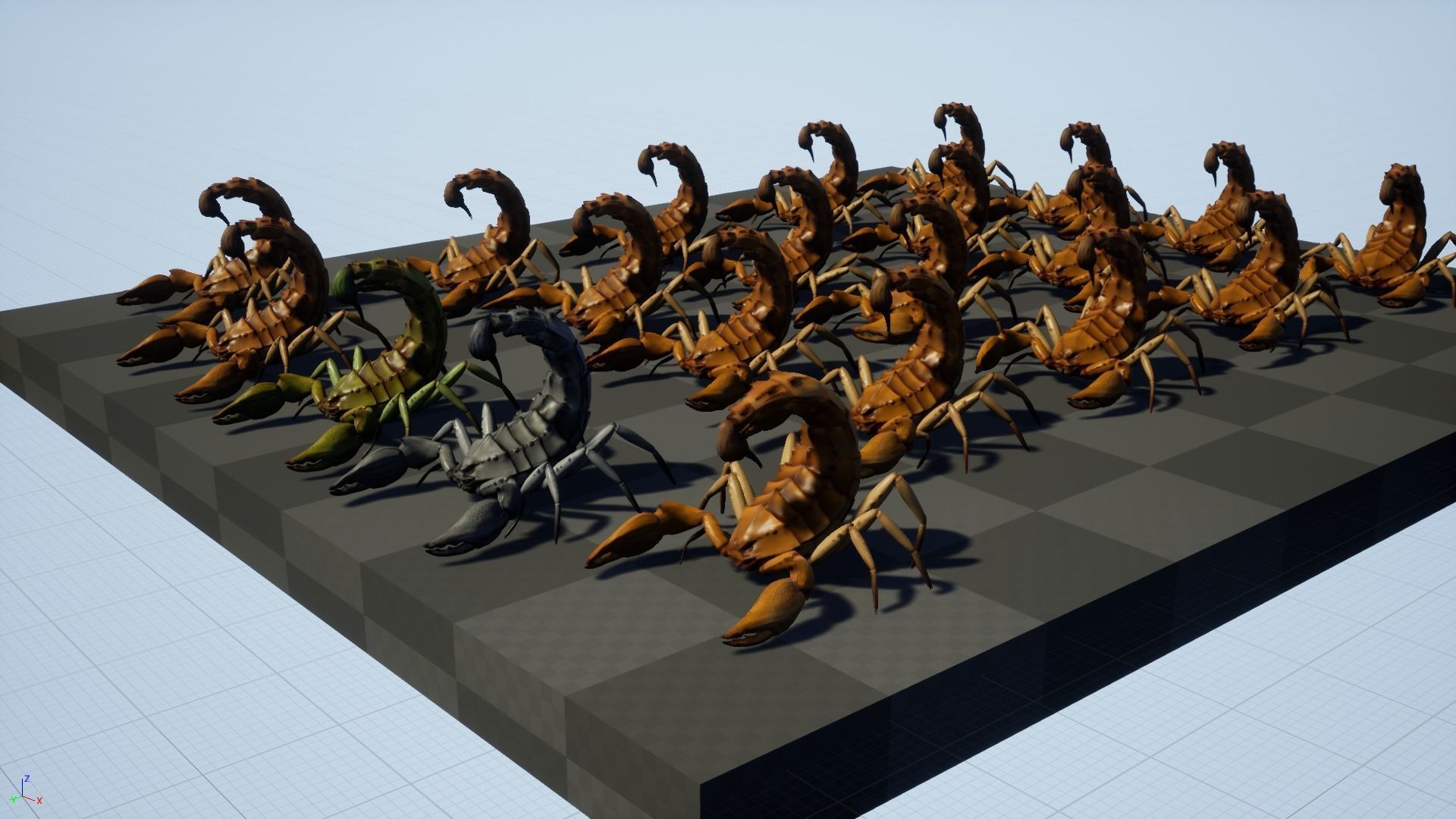 Fantasy scorpion - Game Ready Low-poly 3D model Low-poly 3D model_9