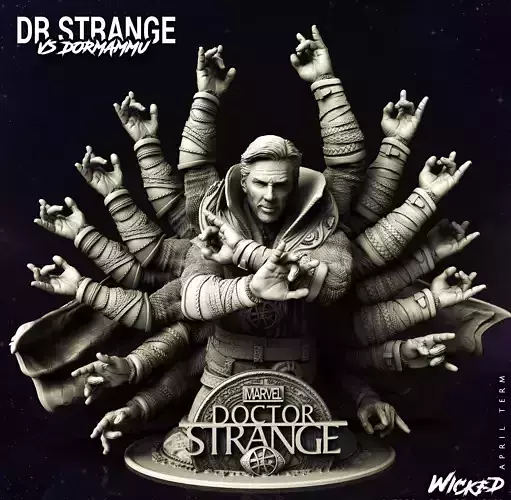 Wicked Marvel Doctor Strange Bust STLs