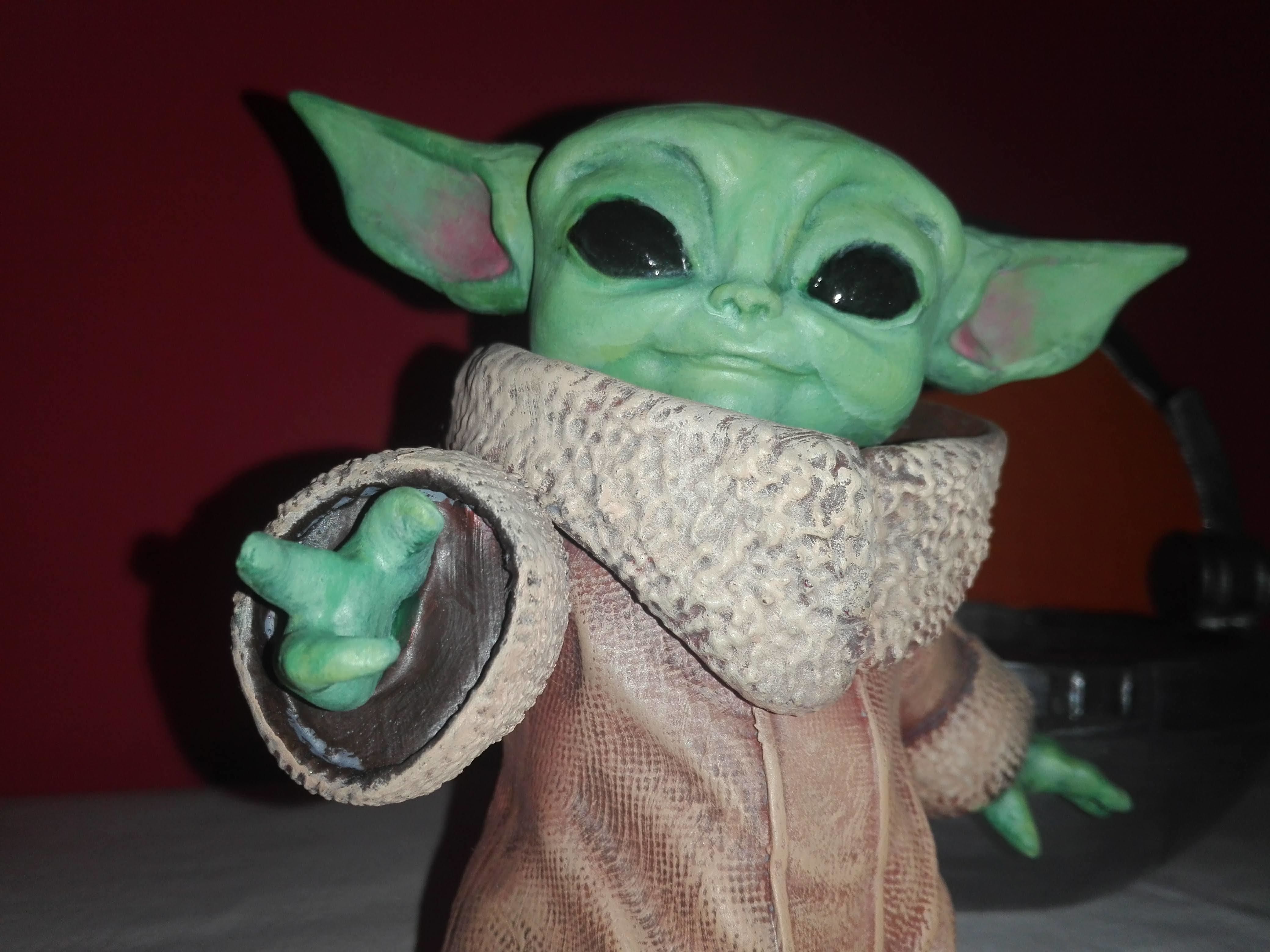 Grogu baby yoda 3D print model_6