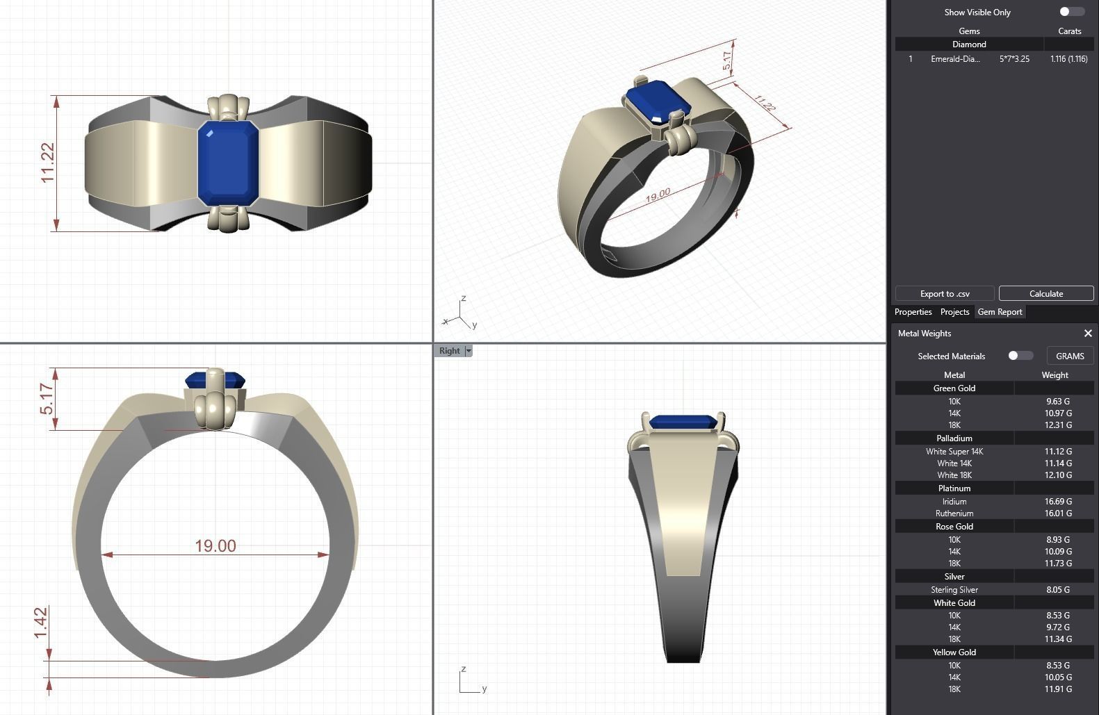 Ring MR 05 3D print model_1
